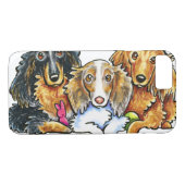 Coques Case-Mate iPhone Trio Dachshund (Dos (Horizontal))