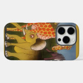 Coques Case-Mate iPhone Trio d'art africain (Verso (horizontal))