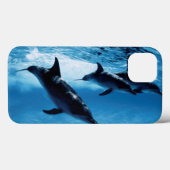 Coques Case-Mate iPhone Trio de dauphins (Verso (horizontal))