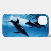 Coques Case-Mate iPhone Trio de dauphins (Verso (horizontal))