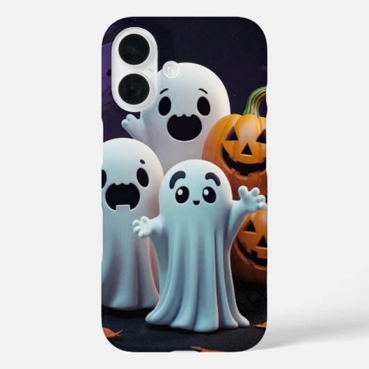 Coques Case-Mate iPhone Trio des mignons fantômes (Verso)