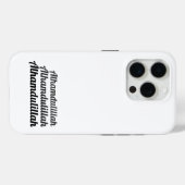 Coques Case-Mate iPhone Triple Alhamdulillah Blanc (Verso (horizontal))