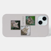 Coques Case-Mate iPhone Triple Portrait pour animaux de compagnie Téléphon (Verso (horizontal))