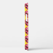 Coques Case-Mate iPhone Trippé crâne rose jauneHalloween (Verso / Droite)