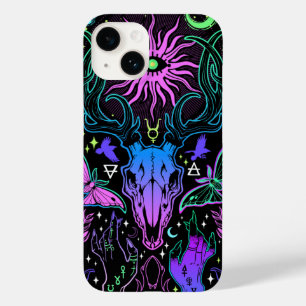 Coque Pour iPhone 14 Trippy Deer Skull
