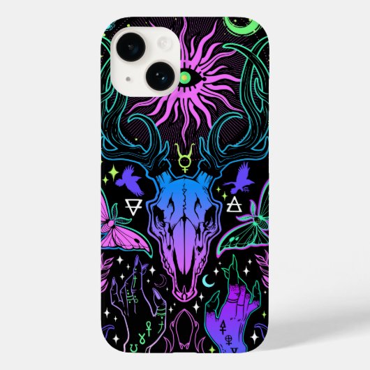 Coques Case-Mate iPhone Trippy Deer Skull (Verso)