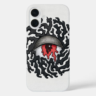 Coques iPhone 16 Trippy Eye with Tentacles - Trippy Surreal Art