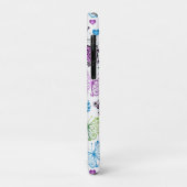 Coques Case-Mate iPhone Trippy Hippy Butterfly Retro (Dos/Gauche)