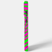 Coques Case-Mate iPhone Trippy Neon rose vert Hypnotique Motif d'amour du  (Verso / Gauche)