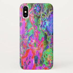 Case-Mate iPhone Case Trippy Psychedelic Rose et Fleurs pourpres