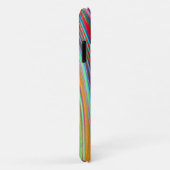 Coques Case-Mate iPhone Trippy Rouge, Vert et Bleu Art Super Abstrait (Dos/Droite)