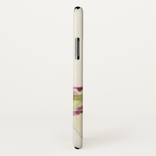 Coques Case-Mate iPhone Triptyque de branche feuille aquarelle (Dos/Droite)