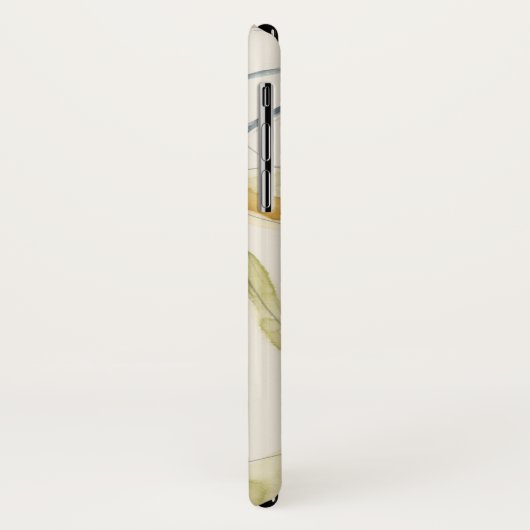 Coques Case-Mate iPhone Triptyque de branche feuille aquarelle (Dos/Gauche)