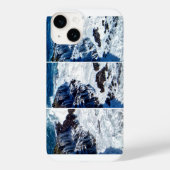 Coques Case-Mate iPhone Triptyque De Vagues De Crise Sur Rocks Téléphone B (Verso)