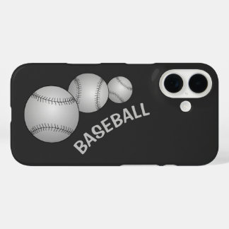 Coques iPhone 16 Trois Baseballs