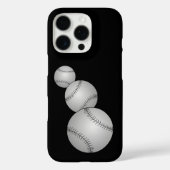 Coques Case-Mate iPhone Trois Baseballs (Verso)