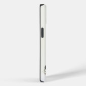 Coques Case-Mate iPhone Trois boules de noël devant un arrière - plan lége (Verso / Droite)