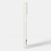 Coques Case-Mate iPhone Trois boules de noël devant un arrière - plan lége (Verso / Droite)