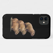 Coques Case-Mate iPhone Trois Capybaras Funny Capybara Humour Stack Animal (Dos (Horizontal))