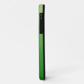 Coques Case-Mate iPhone Trois chats noirs sur fond vert (Dos/Gauche)