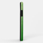 Coques Case-Mate iPhone Trois chats noirs sur fond vert (Dos/Droite)