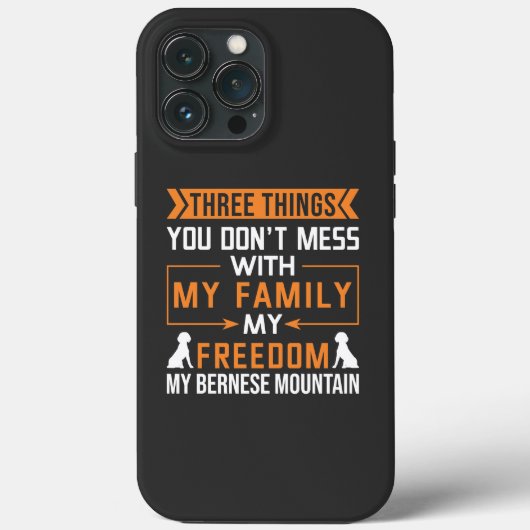 Coques Case-Mate iPhone Trois choses que vous ne manquez pas avec mon chie (Verso)