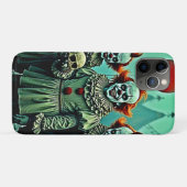 Coques Case-Mate iPhone Trois Clowns Déplaisants Crâne conception de la pe (Dos (Horizontal))