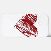 Coques Case-Mate iPhone Trois coeurs (Verso (horizontal))