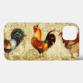 Coques Case-Mate iPhone Trois coqs (Verso (horizontal))