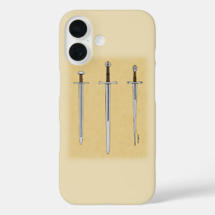 Coques iPhone 16 Trois épées médiévales 2016