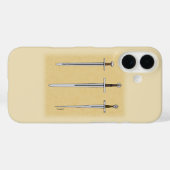 Coques Case-Mate iPhone Trois épées médiévales 2016 (Verso (horizontal))