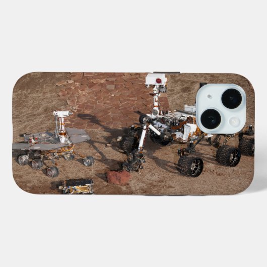 Coques Case-Mate iPhone Trois Générations De Rovers Mars. (Verso (horizontal))