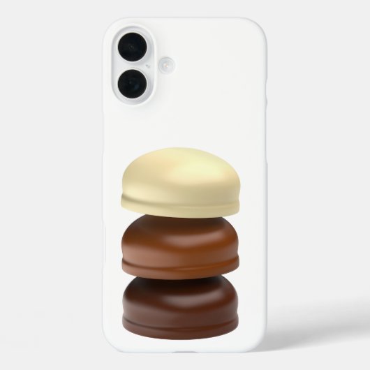 Coques Case-Mate iPhone Trois marshmallows enrobés de chocolat (Verso)