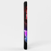 Coques Case-Mate iPhone Trois papillons brillants sur l'arrière - plan de  (Dos/Droite)