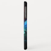 Coques Case-Mate iPhone Trois papillons brillants sur l'arrière - plan de (Dos/Gauche)