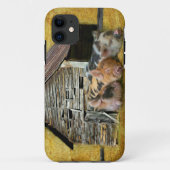 Coques Case-Mate iPhone Trois Petits Cochons À La Grange Rustique Snoozing (Dos)