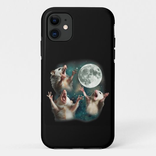 Coques Case-Mate iPhone Trois Possum Lune 3Opossum Drôle Bizarre Mème Maud (Dos)