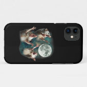 Coques Case-Mate iPhone Trois Possum Moon 3Opossum Drôle Mème Maudit bizar (Dos (Horizontal))
