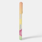 Coques Case-Mate iPhone Trois Roses d'aquarelle sur Pastel Gradient (Verso / Droite)