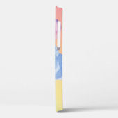 Coques Case-Mate iPhone Trois Roses d'aquarelle sur Pastel Gradient (Verso / Gauche)
