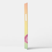 Coques Case-Mate iPhone Trois Roses d'aquarelle sur Pastel Gradient (Verso / Droite)