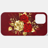 Coques Case-Mate iPhone Trois Roses de bijoux (Verso (horizontal))