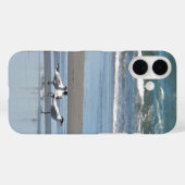 Coques Case-Mate iPhone Trois Ternes sur une plage (Verso (horizontal))