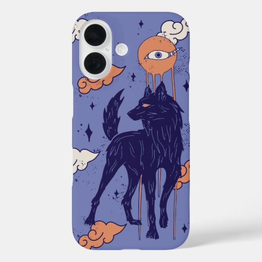 Coques Case-Mate iPhone Troisième OEil - Loup mystique (Verso)