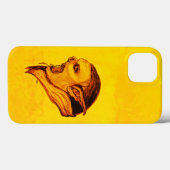 Coques Case-Mate iPhone Troll en noir et jaune (Verso (horizontal))