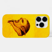 Coques Case-Mate iPhone Troll en noir et jaune (Verso (horizontal))