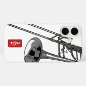 Coques Case-Mate iPhone Trombone (Verso (horizontal))