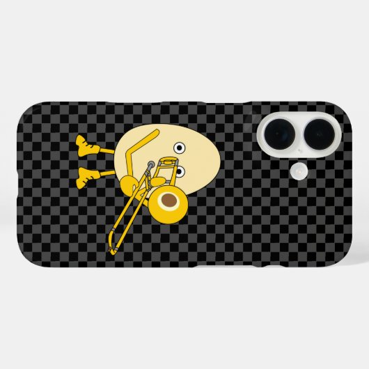Coques Case-Mate iPhone Trombone Egghead (Verso (horizontal))