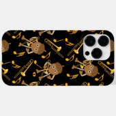 Coques Case-Mate iPhone Trombone Nut Music Notes Noir (Verso (horizontal))