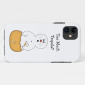 Coques Case-Mate iPhone Trop de tequila Snowman (Dos (Horizontal))